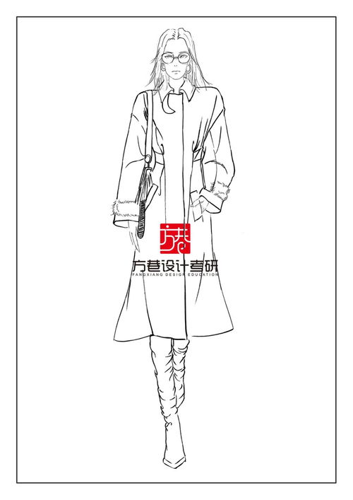 服裝設計手繪線稿表達素材分享 基礎與技巧